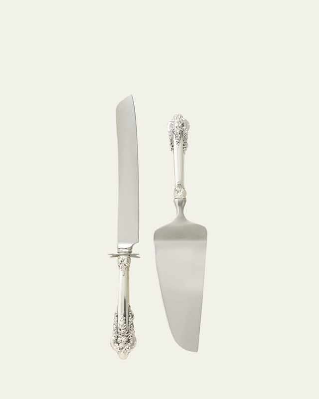 Grande Baroque 75th Anniversary Cake Serving Set